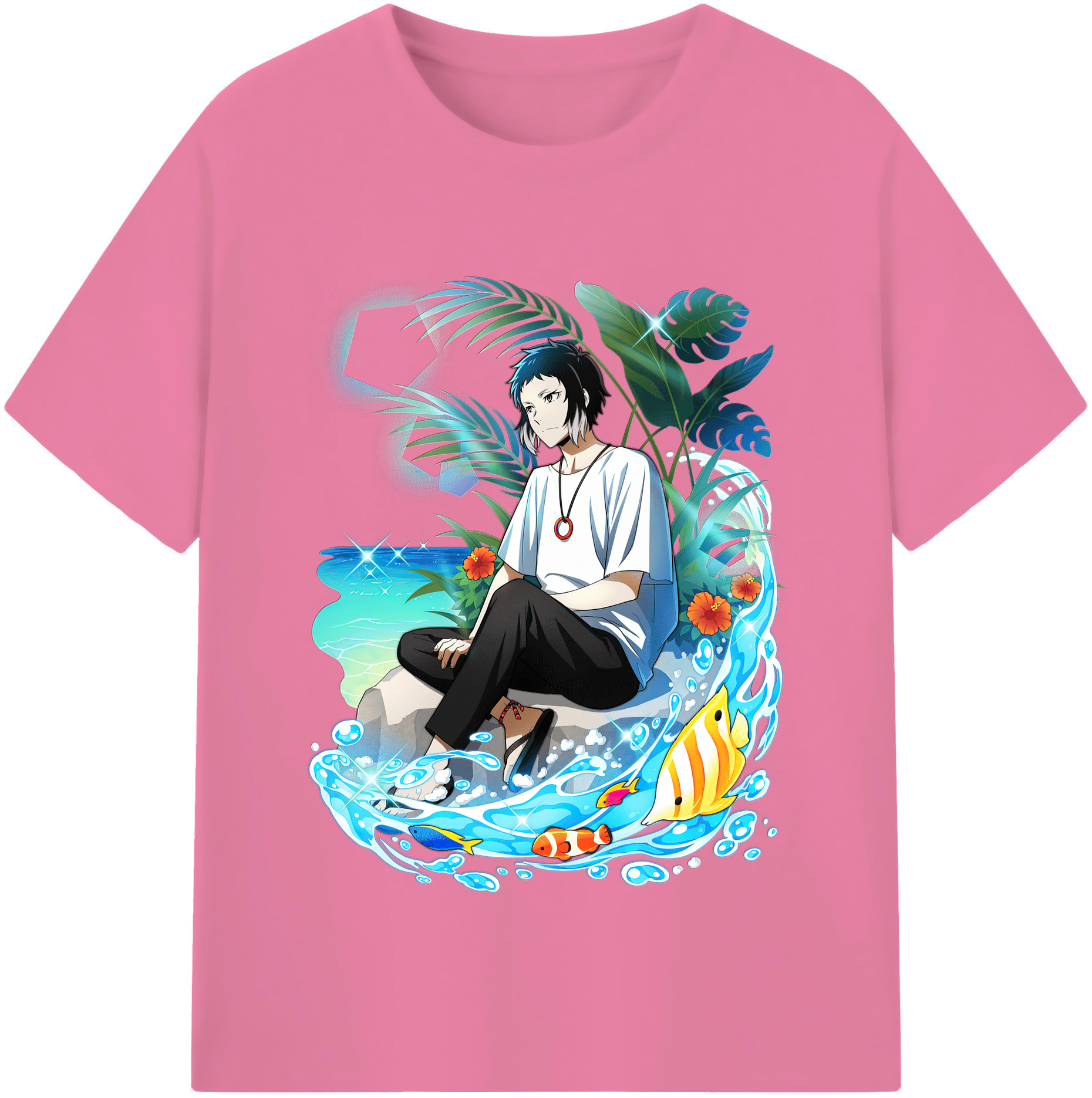 （画像用） 文豪ストレイドッグス Bungo Stray Dogs 綿100％半袖Tシャツ（フロントプリント）